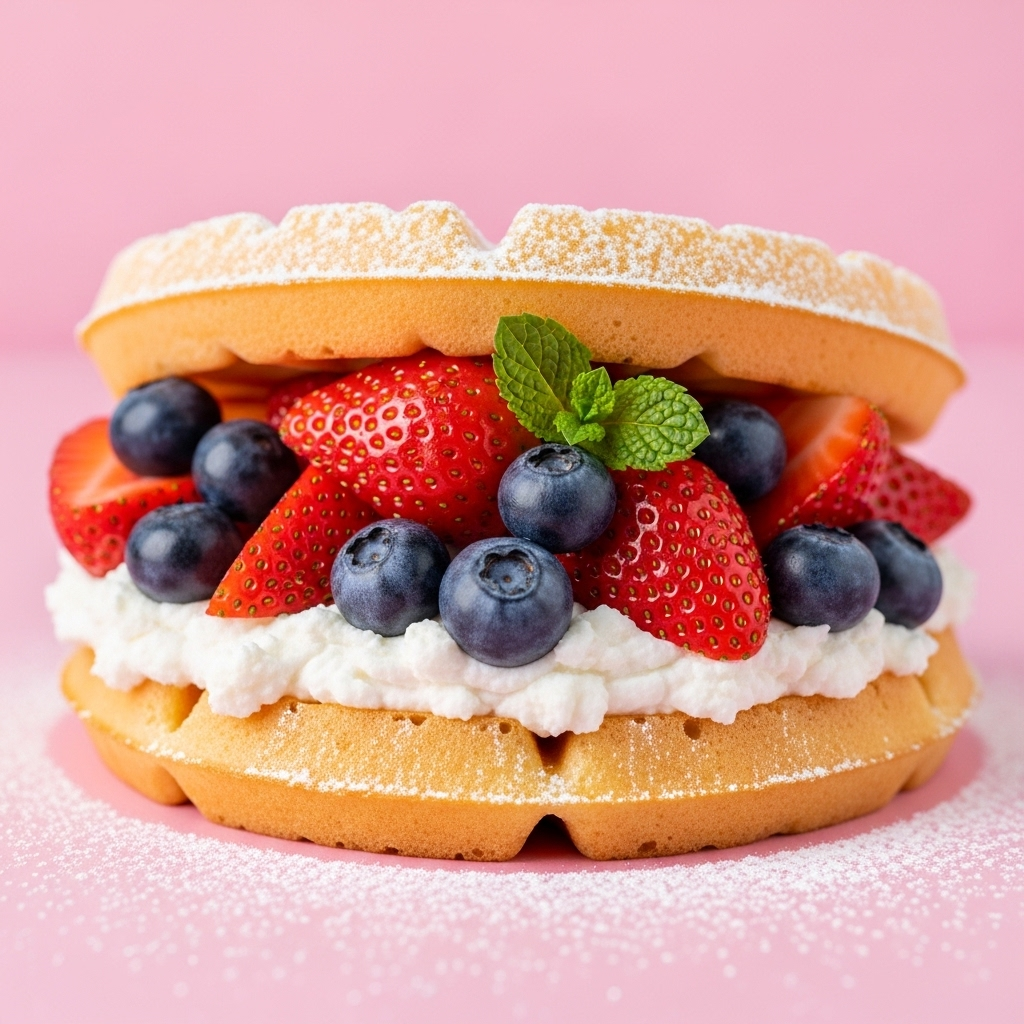 The Berry Bliss Waffle Sandwich