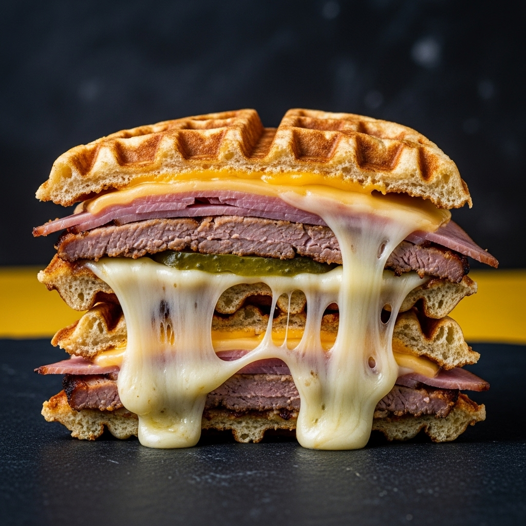 The Waffle Cubano Sandwich